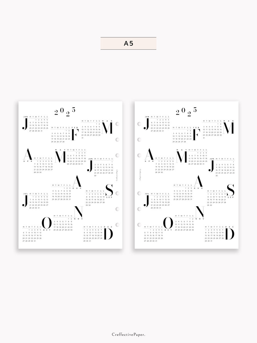 Y111 2025 2025 Calendar CreffectivePaper y111-2025-2025-calendar-creffectivepaper