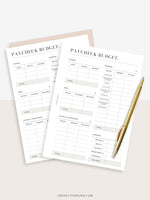 T125 | Paycheck Budget Planner