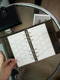 2027 Monthly Planner Printed Inserts