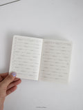 2027 Weekly Notebook, Passport Size