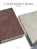 Pre-order | 5-year Weekly Diary, A5 size (2027-2031)