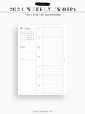 W108_G_WO1P_2024 | 2024 Weekly Planner, Grid