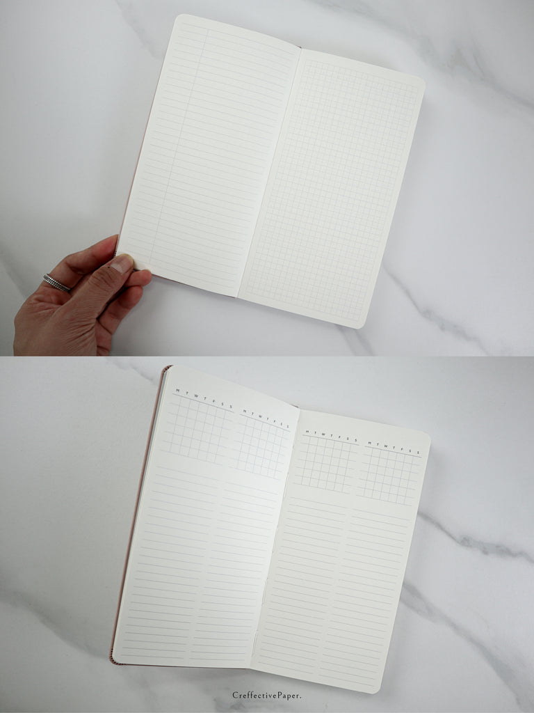Undated Weekly Notebook, Weeks size – CreffectivePaper