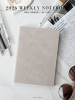 Pre-order | 2026 Weekly Notebook, A5 size