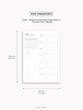 Pre-order | 2026 Weekly Notebook, Passport Size