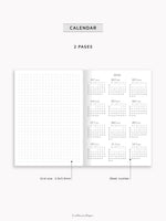 Pre-order | 2026 Weekly Notebook, Passport Size