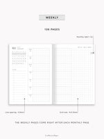 Pre-order | 2026 Weekly Notebook, Passport Size