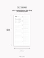 Pre-order | 2026 Weekly Notebook, Weeks size