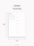 Pre-order | 2027 Daily Notebook, B6 size