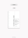 Pre-order | 2027 Monthly Printed Inserts