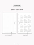 Pre-order | 2027 Monthly Printed Inserts