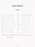 Pre-order | 2027 Monthly Printed Inserts