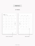Pre-order | 2027 Monthly Printed Inserts