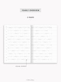 Pre-order | 2027 Weekly Notebook, A5 size