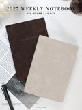 Pre-order | 2027 Weekly Notebook, A5 size