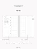 Pre-order | 2027 Weekly Notebook, Passport Size