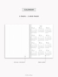 Pre-order | 2027 Weekly Notebook, Passport Size