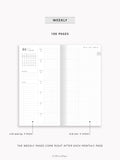 Pre-order | 2027 Weekly Notebook, Weeks size