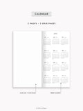 Pre-order | 2027 Weekly Notebook, Weeks size