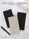 Pre-order | 2027 Weekly Notebook, Weeks size