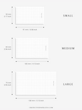 N134 | Line, Dot, Grid Mini Notes for 3 Rings