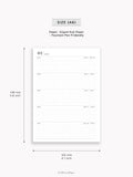 Pre-order | 5-year Weekly Diary, A6 size (2027-2031)