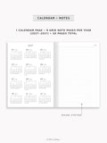 Pre-order | 5-year Weekly Diary, A6 size (2027-2031)