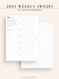 W108_G_WO2P_2024 | 2024 Weekly Planner, Grid