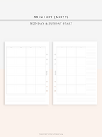 M122_L | Monthly, MO2P, Lined