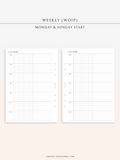 W126_WO1P | Weekly Planner, Week on a Page