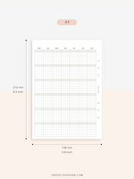 M123_G | Monthly Planner, MO1P, Grid