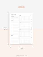 W128 | Weekly Planner, WO2P