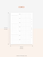 W108_G_WO2P | Weekly Planner, WO2P, Grid