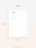 M118_2024 | 2024 Half-Page Calendar, Monthly Task list