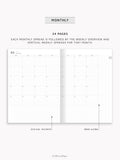Pre-order | 2027 Weekly Plus Notebook, A5 size (Vertical Weekly)