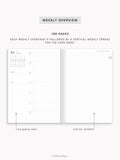 Pre-order | 2027 Weekly Plus Notebook, A5 size (Vertical Weekly)