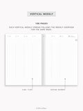 Pre-order | 2027 Weekly Plus Notebook, A5 size (Vertical Weekly)