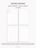 Pre-order | 2027 Weekly Plus Notebook, A5 size (Vertical Weekly)