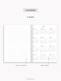 Pre-order | 2027 Weekly Plus Notebook, A5 size (Vertical Weekly)