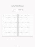 Pre-order | 2027 Weekly Plus Notebook, A5 size (Vertical Weekly)