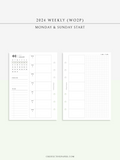 W108_GX_WO2P_2024 | 2024 Weekly Planner, Blank