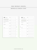 W108_G_WO1P_2024 | 2024 Weekly Planner, Grid