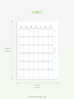 M123_B | Monthly Planner, MO1P, Blank