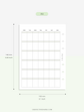 M123_B | Monthly Planner, MO1P, Blank