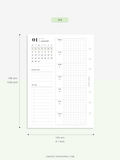 W108_G_WO2P_2024 | 2024 Weekly Planner, Grid