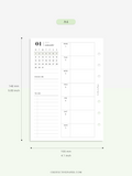 W108_GX_WO2P_2024 | 2024 Weekly Planner, Blank