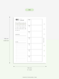 W108_GX_WO1P_2024 | 2024 Weekly Planner, Blank