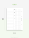 W108_G_WO2P | Weekly Planner, WO2P, Grid