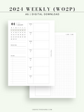 W108_GX_WO2P_2024 | 2024 Weekly Planner, Blank