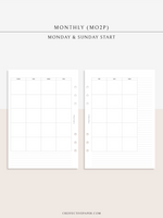 M122_L | Monthly, MO2P, Lined